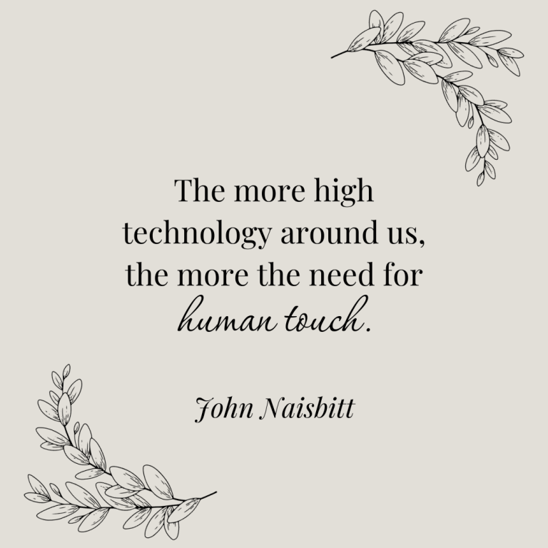 Read more about the article Where has your leadership required high touch?